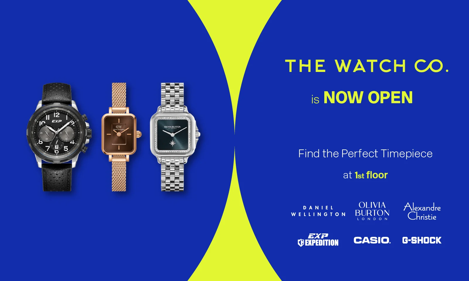Now Open – The Watch Co Now Open - The Watch Co