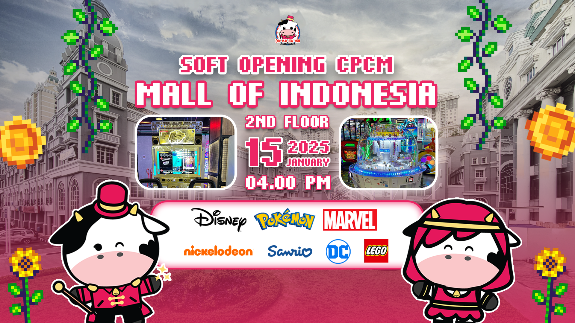Singapore’s Top Arcade, Cow Play Cow Moo, Lands at Mall of Indonesia! Singapore’s Top Arcade, Cow Play Cow Moo, Lands at Mall of Indonesia!